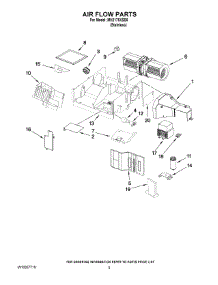 04 - Air Flow Parts parts for Whirlpool Microwave MH2175XSS5 from AppliancePartsPros.com