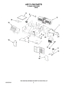 04 - Air Flow Parts parts for Whirlpool Microwave MH2175XSB5 from AppliancePartsPros.com