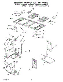 03 - Interior And Ventilation Parts parts for Whirlpool Microwave MH3184XPQ5 from AppliancePartsPros.com