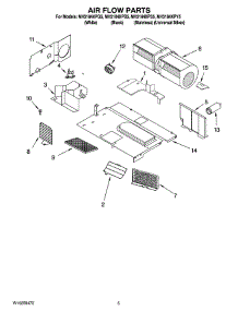 04 - Air Flow Parts parts for Whirlpool Microwave MH3184XPQ5 from AppliancePartsPros.com