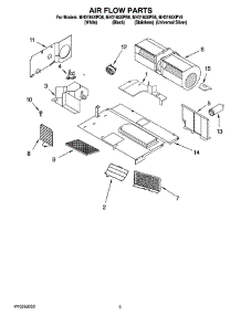 04 - Air Flow Parts parts for Whirlpool Microwave MH3184XPS6 from AppliancePartsPros.com