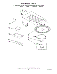 05 - Turntable Parts parts for Whirlpool Microwave GMH5184XVS0 from AppliancePartsPros.com