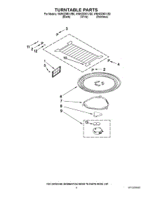 05 - Turntable Parts parts for Whirlpool Microwave WMH2205XVS0 from AppliancePartsPros.com