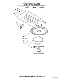 05 - Turntable Parts parts for Whirlpool Microwave WMH3205XVS0 from AppliancePartsPros.com