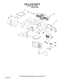 04 - Air Flow Parts parts for Whirlpool Microwave MH1170XSS6 from AppliancePartsPros.com
