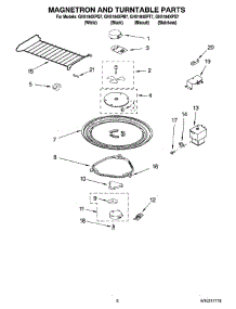 05 - Magnetron And Turntable Parts parts for Whirlpool Microwave GH5184XPT7 from AppliancePartsPros.com