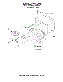 03 - Oven Cavity Parts parts for Whirlpool Microwave MT4078SPQ3 from AppliancePartsPros.com
