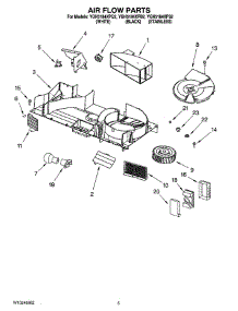 04 - Air Flow Parts parts for Whirlpool Microwave YGH5184XPQ2 from AppliancePartsPros.com