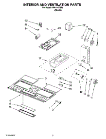 03 - Interior And Ventilation Parts parts for Whirlpool Microwave MH1170XSB6 from AppliancePartsPros.com