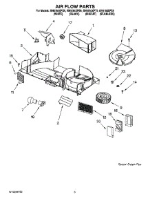 04 - Air Flow Parts parts for Whirlpool Microwave GH5184XPQ5 from AppliancePartsPros.com