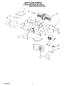 04 - Air Flow Parts parts for Whirlpool Microwave MH1170XSY4 from AppliancePartsPros.com