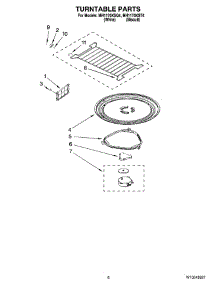 05 - Turntable Parts parts for Whirlpool Microwave MH1170XSQ4 from AppliancePartsPros.com