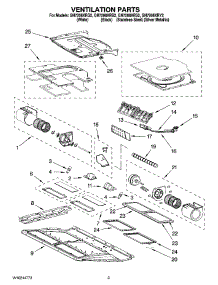 03 - Ventilation Parts parts for Whirlpool Microwave GH7208XRB2 from AppliancePartsPros.com