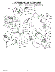 04 - Interior And Air Flow Parts parts for Whirlpool Microwave GH7208XRS2 from AppliancePartsPros.com