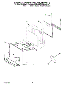 06 - Cabinet And Installation Parts parts for Whirlpool Microwave GH7208XRQ2 from AppliancePartsPros.com