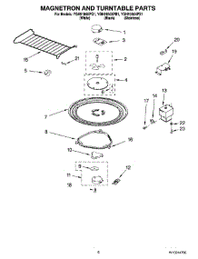 05 - Magnetron And Turntable Parts parts for Whirlpool Microwave YGH5184XPQ1 from AppliancePartsPros.com