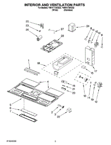 03 - Interior And Ventilation Parts parts for Whirlpool Microwave YMH1170XSQ2 from AppliancePartsPros.com