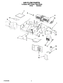 04 - Air Flow Parts parts for Whirlpool Microwave YMH1170XSQ2 from AppliancePartsPros.com