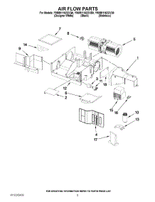 04 - Air Flow Parts parts for Whirlpool Microwave YWMH1162XVS0 from AppliancePartsPros.com