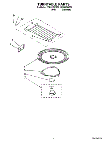 05 - Turntable Parts parts for Whirlpool Microwave YMH1170XSS2 from AppliancePartsPros.com