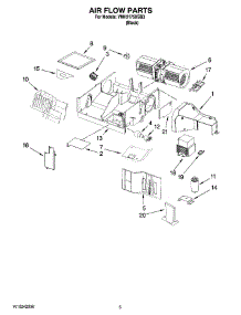 04 - Air Flow Parts parts for Whirlpool Microwave YMH2175XSB3 from AppliancePartsPros.com