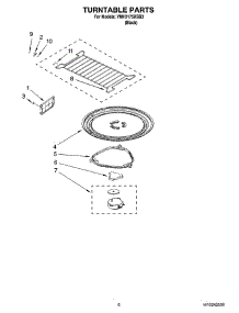 05 - Turntable Parts parts for Whirlpool Microwave YMH2175XSB3 from AppliancePartsPros.com
