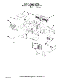 04 - Air Flow Parts parts for Whirlpool Microwave GMH3174XVS1 from AppliancePartsPros.com