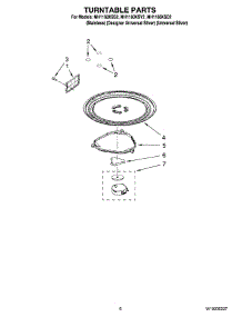 05 - Turntable Parts parts for Whirlpool Microwave MH1160XSY2 from AppliancePartsPros.com