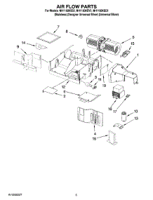 04 - Air Flow Parts parts for Whirlpool Microwave MH1160XSD2 from AppliancePartsPros.com