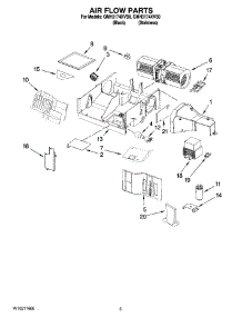 04 - Air Flow Parts parts for Whirlpool Microwave GMH3174XVB0 from AppliancePartsPros.com