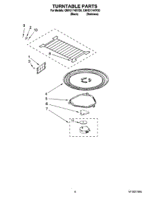 05 - Turntable Parts parts for Whirlpool Microwave GMH3174XVB0 from AppliancePartsPros.com