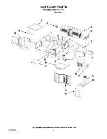 04 - Air Flow Parts parts for Whirlpool Microwave WMH1164XVS0 from AppliancePartsPros.com