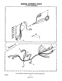 06 - Wiring Harness , Lit / Optional parts for Whirlpool Microwave MW8100XP0 from AppliancePartsPros.com