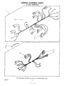 07 - Wiring Harness , Literature And Optional parts for Whirlpool Microwave MW8100XR0 from AppliancePartsPros.com