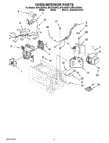 05 - Oven Interior Parts parts for Whirlpool Microwave MT4155SPS3 from AppliancePartsPros.com