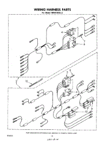 06 - Wiring Harness , Lit / Optional parts for Whirlpool Microwave MW8100XL2 from AppliancePartsPros.com