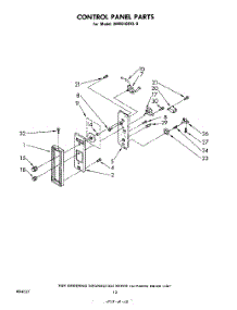 07 - Control Panel parts for Whirlpool Microwave MW8100XL0 from AppliancePartsPros.com