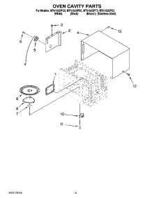 03 - Oven Cavity Parts parts for Whirlpool Microwave MT4155SPB3 from AppliancePartsPros.com