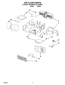 04 - Air Flow Parts parts for Whirlpool Microwave MH1160XSQ0 from AppliancePartsPros.com