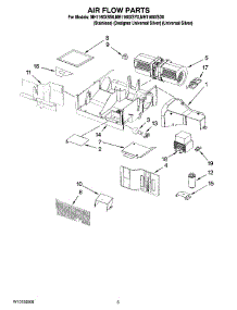 04 - Air Flow Parts parts for Whirlpool Microwave MH1160XSY0 from AppliancePartsPros.com
