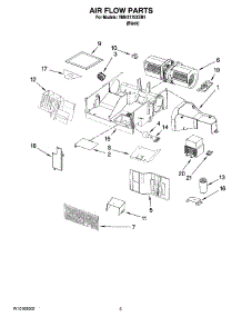 04 - Air Flow Parts parts for Whirlpool Microwave YMH2175XSB1 from AppliancePartsPros.com