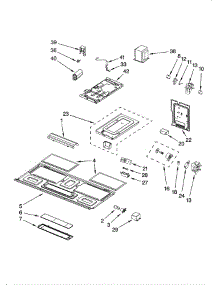 Interior And Ventilation parts for Whirlpool Microwave YMH1170XSB0 from AppliancePartsPros.com