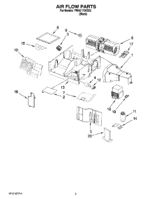 04 - Air Flow Parts parts for Whirlpool Microwave YMH2175XSB2 from AppliancePartsPros.com
