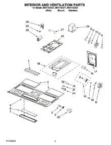 03 - Interior And Ventilation Parts parts for Whirlpool Microwave MH2175XST1 from AppliancePartsPros.com