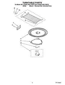 05 - Turntable Parts parts for Whirlpool Microwave MH1170XST2 from AppliancePartsPros.com