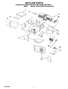 04 - Air Flow Parts parts for Whirlpool Microwave MH1170XSY2 from AppliancePartsPros.com