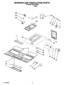 03 - Interior And Ventilation Parts parts for Whirlpool Microwave MH2175XSB2 from AppliancePartsPros.com