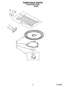 05 - Turntable Parts parts for Whirlpool Microwave MH1170XSB3 from AppliancePartsPros.com