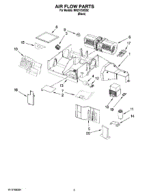 04 - Air Flow Parts parts for Whirlpool Microwave MH2175XSB2 from AppliancePartsPros.com