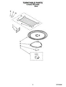 05 - Turntable Parts parts for Whirlpool Microwave MH2175XSB2 from AppliancePartsPros.com